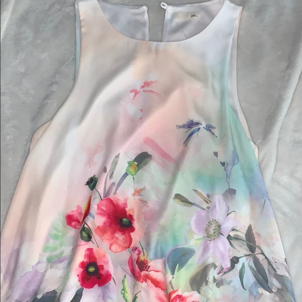 Jella C Watercolor Flower Dress